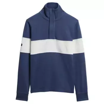 Поло с длинным рукавом Superdry Classic Rugby Henley, синий