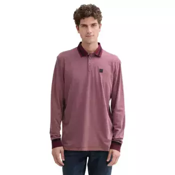 Поло с длинным рукавом Tom Tailor Decorated, фиолетовый