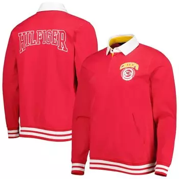 Поло с длинным рукавом Tommy Hilfiger Kansas City Chiefs, красный