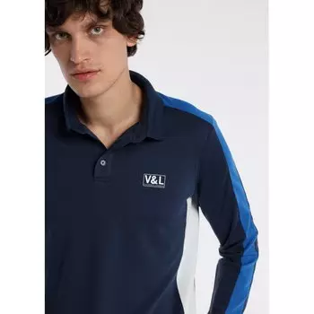 Поло с длинным рукавом Victorio & Lucchino 131681-4482-392, синий