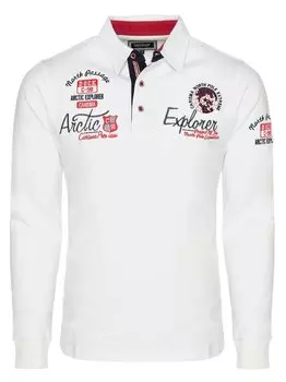 Поло с длинными рукавами Carisma, белый