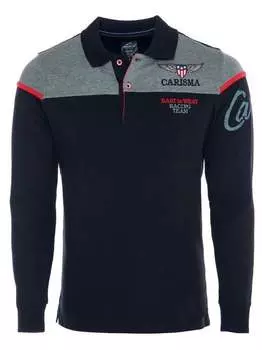 Поло с длинными рукавами Carisma, черный