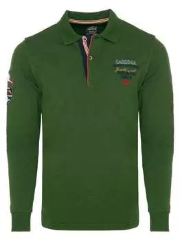 Поло с длинными рукавами Carisma, хаки