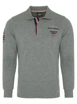 Поло с длинными рукавами Carisma, серый