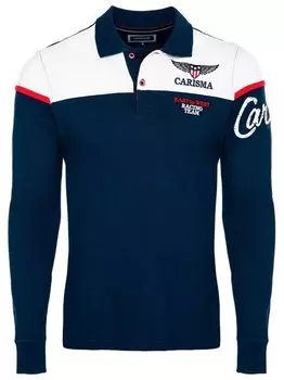 Поло с длинными рукавами Carisma, синий