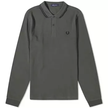 Поло с длинными рукавами и двойным носком Fred Perry