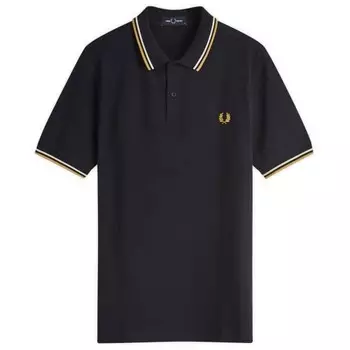 Поло с двумя наконечниками Fred Perry, синий