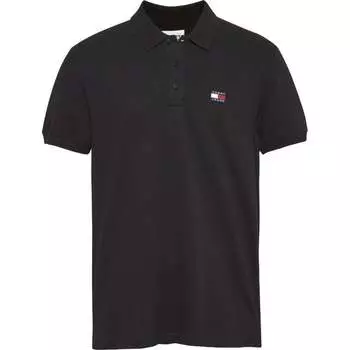 Поло с классическим значком Polo ss Tommy Jeans, черный