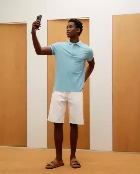 ПОЛО С КОРОТКИМ РУКАВОМ БАЗОВОЕ GARMENT DYE Green Coast, зеленый