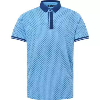 Поло с коротким рукавом Abacus Golf Dunsten, синий