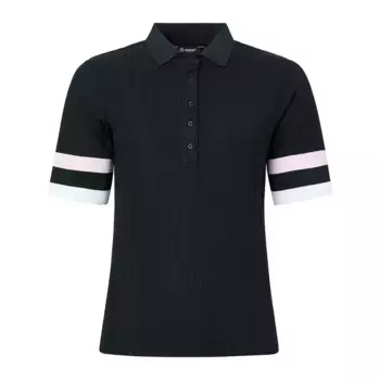Поло с коротким рукавом Abacus Golf Pebble Woman, черный