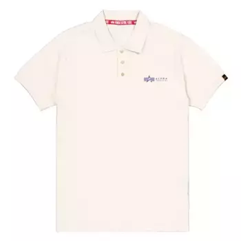 Поло с коротким рукавом Alpha Industries Basic, бежевый