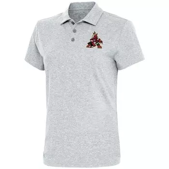 Поло с коротким рукавом Antigua Arizona Coyotes, серый
