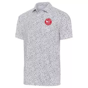 Поло с коротким рукавом Antigua Atlanta Hawks, белый