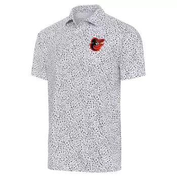 Поло с коротким рукавом Antigua Baltimore Orioles, белый