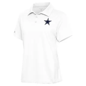 Поло с коротким рукавом Antigua Dallas Cowboys, белый