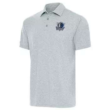 Поло с коротким рукавом Antigua Dallas Mavericks, серый