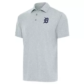 Поло с коротким рукавом Antigua Detroit Tigers, серый