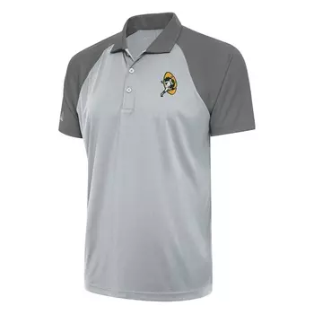 Поло с коротким рукавом Antigua Green Bay Packers, серебряный