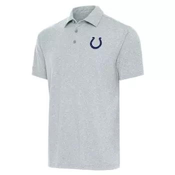 Поло с коротким рукавом Antigua Indianapolis Colts, серый