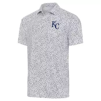 Поло с коротким рукавом Antigua Kansas City Royals, белый