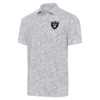 Поло с коротким рукавом Antigua Las Vegas Raiders, белый