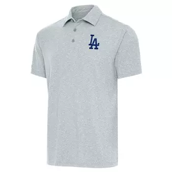 Поло с коротким рукавом Antigua Los Angeles Dodgers, серый