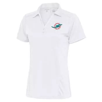 Поло с коротким рукавом Antigua Miami Dolphins, белый