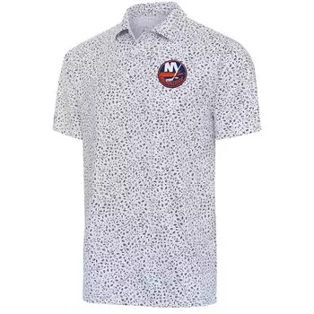 Поло с коротким рукавом Antigua New York Islanders, белый