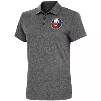Поло с коротким рукавом Antigua New York Islanders, черный
