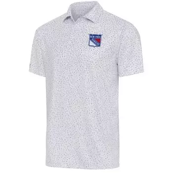 Поло с коротким рукавом Antigua New York Rangers, белый