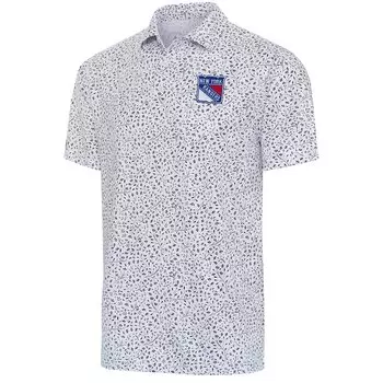 Поло с коротким рукавом Antigua New York Rangers, белый