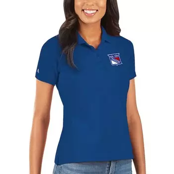 Поло с коротким рукавом Antigua New York Rangers, роял