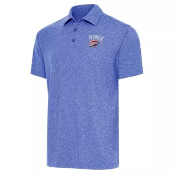 Поло с коротким рукавом Antigua Oklahoma City Thunder, роял