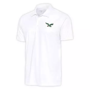 Поло с коротким рукавом Antigua Philadelphia Eagles, белый