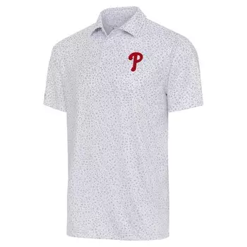 Поло с коротким рукавом Antigua Philadelphia Phillies, белый