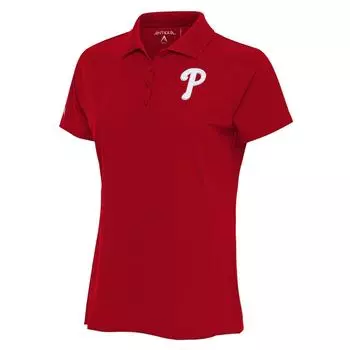Поло с коротким рукавом Antigua Philadelphia Phillies, красный