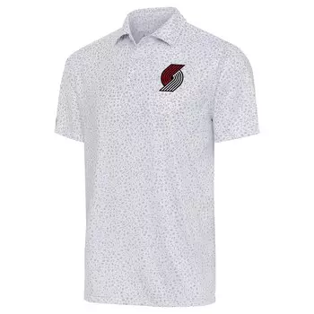 Поло с коротким рукавом Antigua Portland Trail Blazers, белый