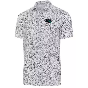 Поло с коротким рукавом Antigua San Jose Sharks, белый