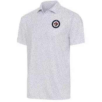 Поло с коротким рукавом Antigua Winnipeg Jets, белый