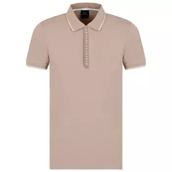 Поло с коротким рукавом Armani Exchange 8NZF71_ZJH2Z, бежевый