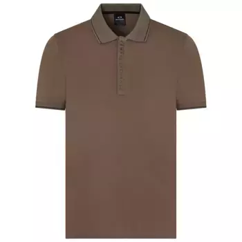 Поло с коротким рукавом Armani Exchange 8NZF71Z_JH2ZU, коричневый