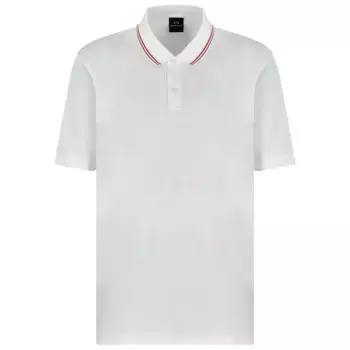 Поло с коротким рукавом Armani Exchange XM000466_AF10337, белый