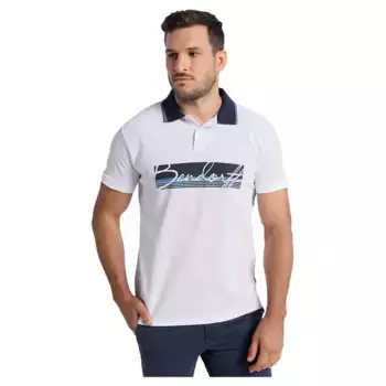 Поло с коротким рукавом Bendorff 8928, белый