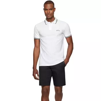 Поло с коротким рукавом BOSS Paul, белый
