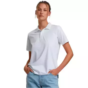 Поло с коротким рукавом Build Your Brand Sorona, белый