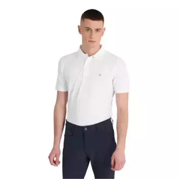 Поло с коротким рукавом Calvin Klein Golf Planet, белый