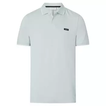 Поло с коротким рукавом Calvin Klein Stretch Pique Tipping Slim, синий