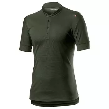 Поло с коротким рукавом Castelli Tech, зеленый