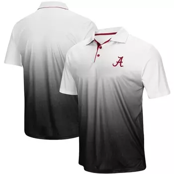 Поло с коротким рукавом Colosseum Alabama Crimson Tide, серый